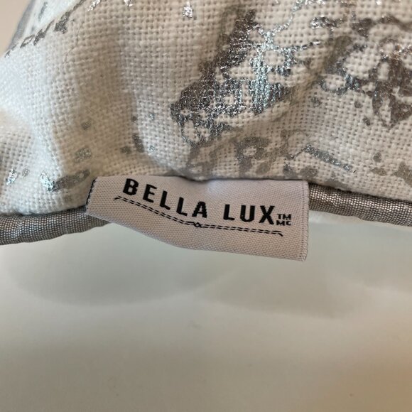 Embroidered Snowflake Accent Pillow - Picture 4 of 7